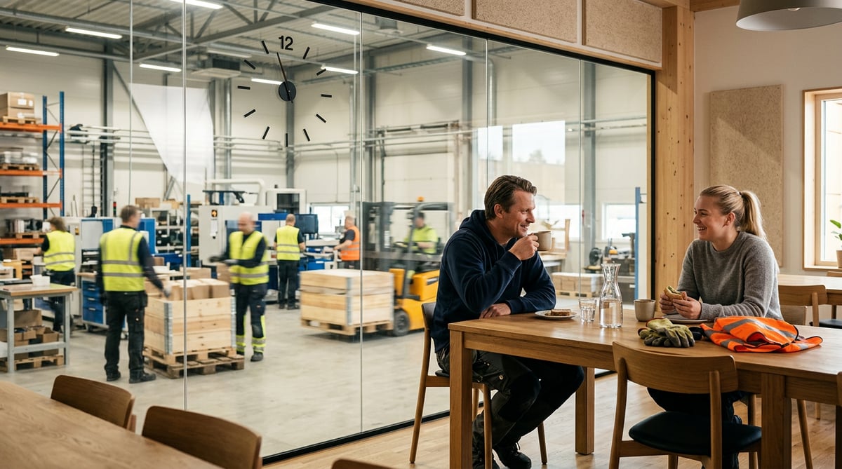 Raster och pauser på jobbet Raster och pauser på jobbet med digital registrering av arbetstid